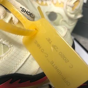Off-white Air-Jordan 5 SP Sail